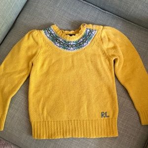 Polo Ralph Lauren Fairisle Cotton Sweater sz 3/3T
